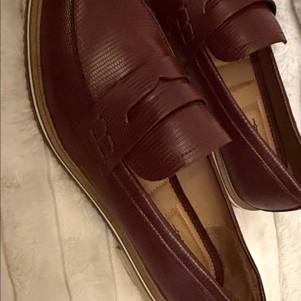 Me Too Burgundy Loafers - Picture 2 of 7